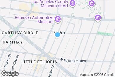 Map image of the property - 820 S Orange Grove Ave