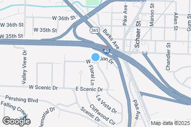 Map image of the property - 17 S Avalon Dr