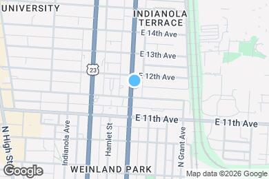 Map image of the property - 1596 N 4th St