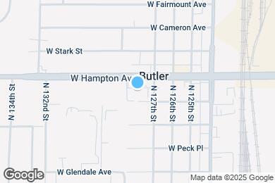Map image of the property - 12765 W Hampton Ave