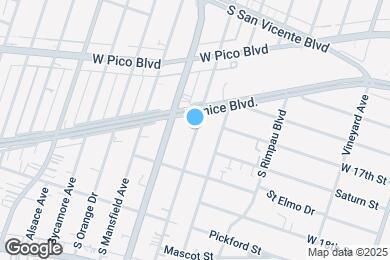 Map image of the property - 1633 S Highland Ave