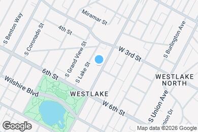 Map image of the property - 357 S Alvarado St