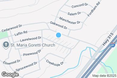 Map image of the property - 151 Haverford Dr