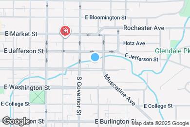 Map image of the property - 934 Iowa Ave