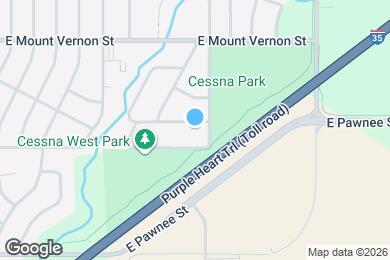 Map image of the property - 5941 E Bellaire Ave