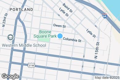 Map image of the property - 210 N 18th St