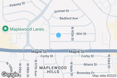 Map image of the property - 9608 Binney St