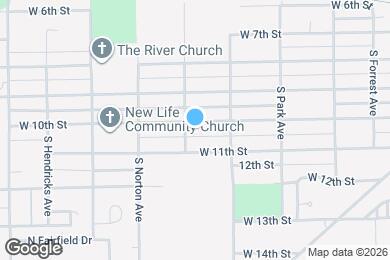 Map image of the property - 1823 W 10th St