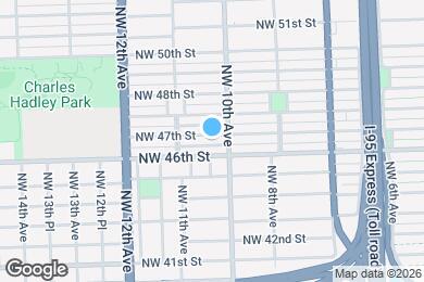 Map image of the property - 1026 NW 47th St