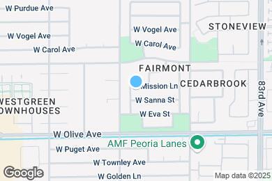 Map image of the property - 8621 W Mission Ln