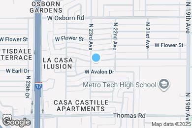 Map image of the property - 2239 W Earll Dr