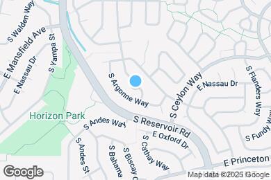 Map image of the property - 3973 S Bahama St