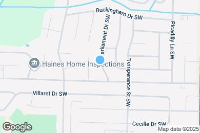 Map image of the property - 10411 Parliament Dr SW