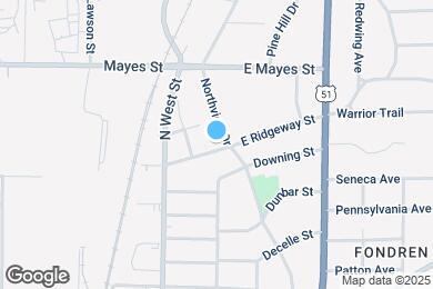 Map image of the property - 3701 Northview Dr