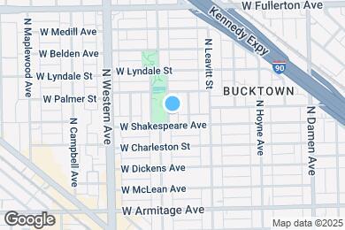Map image of the property - 2139 N Oakley Ave