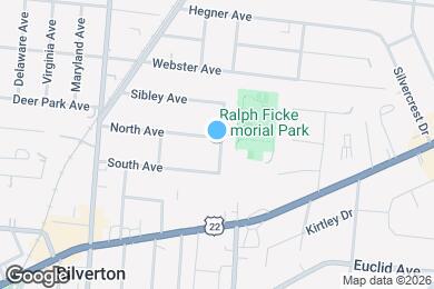 Map image of the property - 4247 North Ave