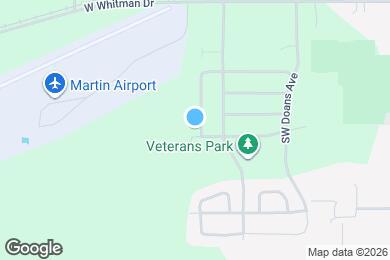 Map image of the property - 1470 SW Greeley St