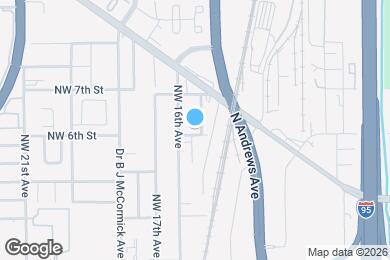 Map image of the property - 607 NW 15th Ave