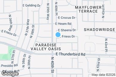 Map image of the property - 4015 E Friess Dr