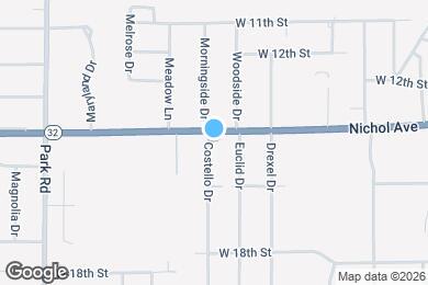 Map image of the property - 3021 Nichol Ave