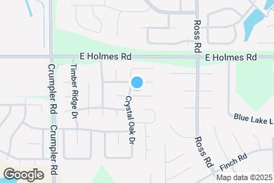 Map image of the property - 6596 E Crystal Oak Cove