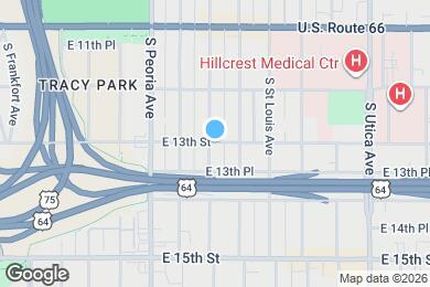 Map image of the property - 1408 E 13th St
