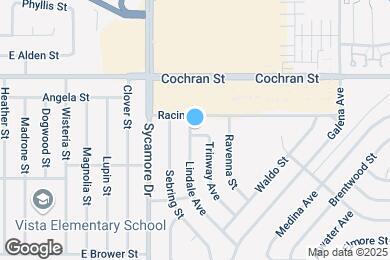 Map image of the property - 2296 Trinway Ave