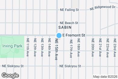 Map image of the property - 3424 Northeast 15th Avenue