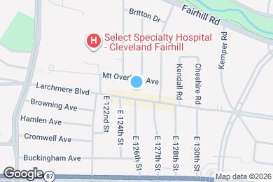 Map image of the property - 12597 Larchmere Blvd