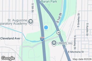 Map image of the property - 2647 S 3rd St