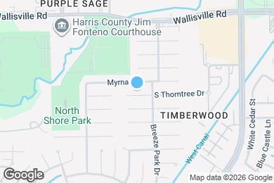 Map image of the property - 13323 S Thorntree Dr