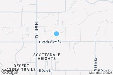 Map image of the property - 6520 E Peak View Rd