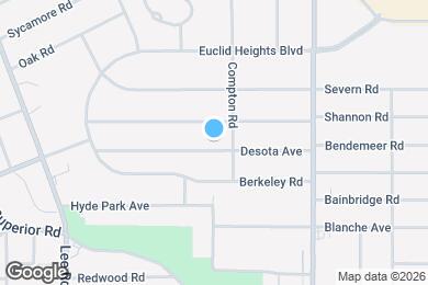 Map image of the property - 3355 Desota Ave