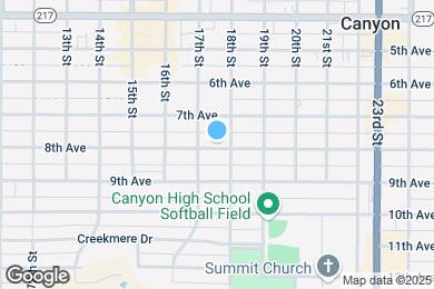 Map image of the property - 1707 8th Ave