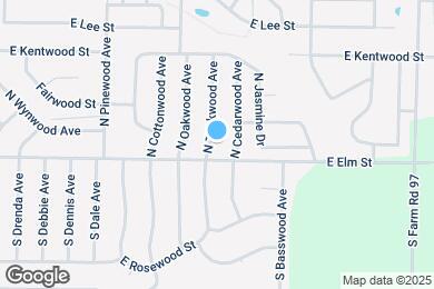 Map image of the property - 104 N Teakwood Ave
