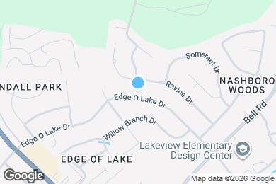 Map image of the property - 2614 Edge O Lake Dr