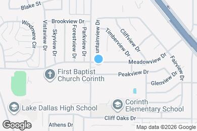Map image of the property - 3205 Meadowview Dr