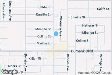 Map image of the property - 5656 Whitsett Ave