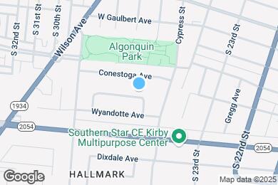 Map image of the property - 2703 Narragansett Dr