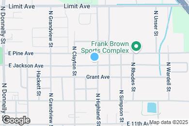 Map image of the property - 825 E Jackson Ave