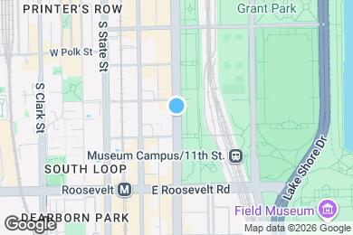 Map image of the property - 818 S Michigan Ave