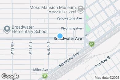 Map image of the property - 116 Broadwater Ave