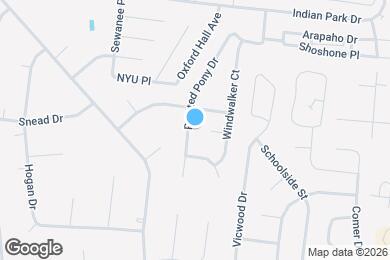 Map image of the property - 2821 Painted Pony Dr