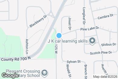 Map image of the property - 2620 Monarchy Ln