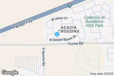 Map image of the property - 24206 W Desert Bloom St