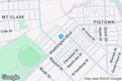 Map image of the property - 1246 Washington Blvd
