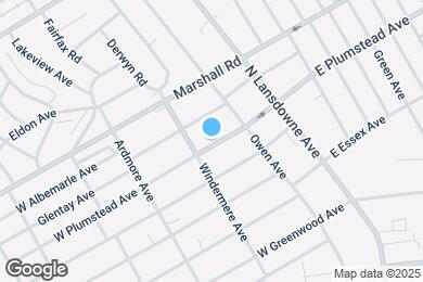 Map image of the property - 63 W Plumstead Ave