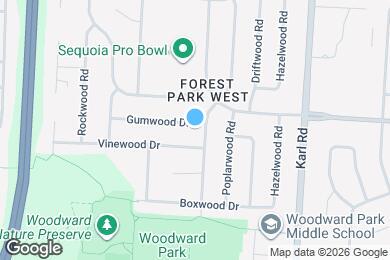 Map image of the property - 1385 Gumwood Dr