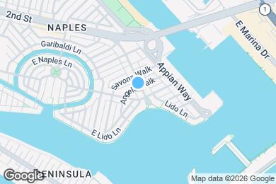Map image of the property - 5958 E Naples Plz