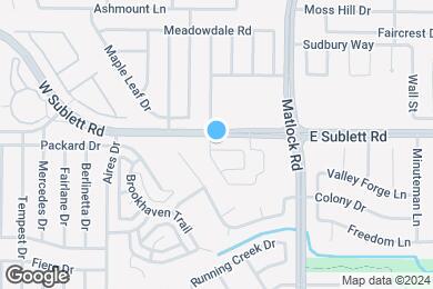 Map image of the property - Bluebonnet Trail Townhomes